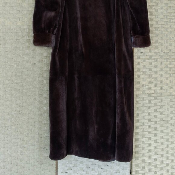 Authentic Sheared Mink Coat - Full length Danish Mink - Picture 4 of 14